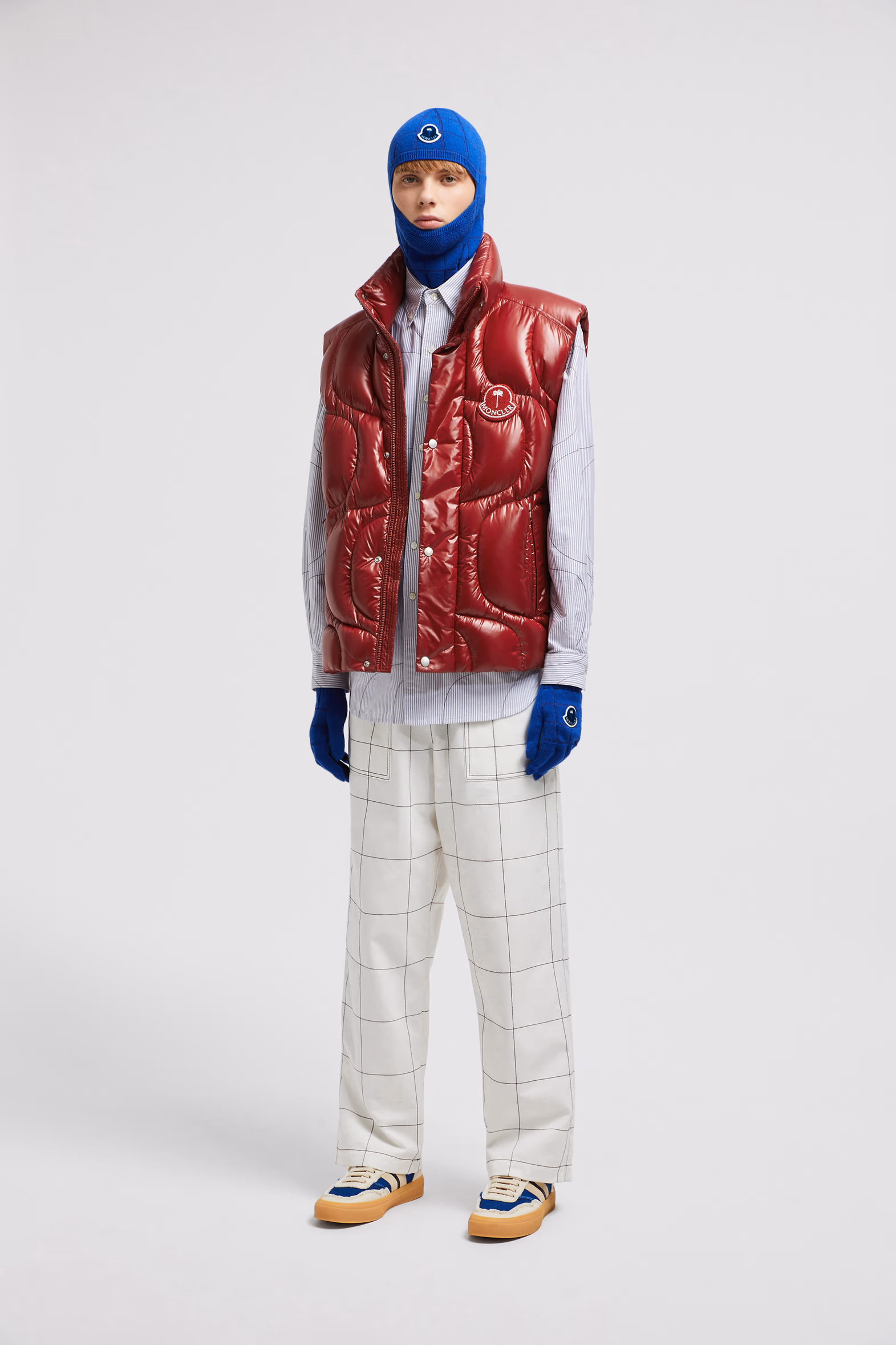 Moncler x Palm Angels Gwenyth Down Vest Gender Neutral Red Moncler 0
